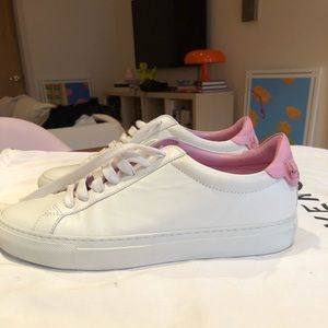Givenchy Urban Street White and Pink Sneakers